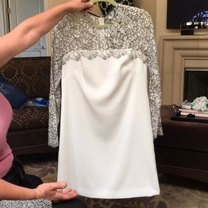 White Lela Ross dress